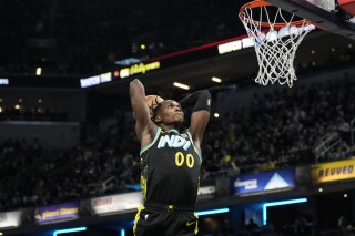 Mathurin hits 2 late free throws Indiana Pacers edge Boston
